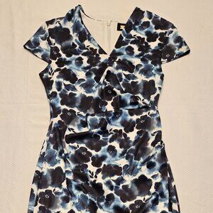 Alexia Admor Dress Blue Floral Size M